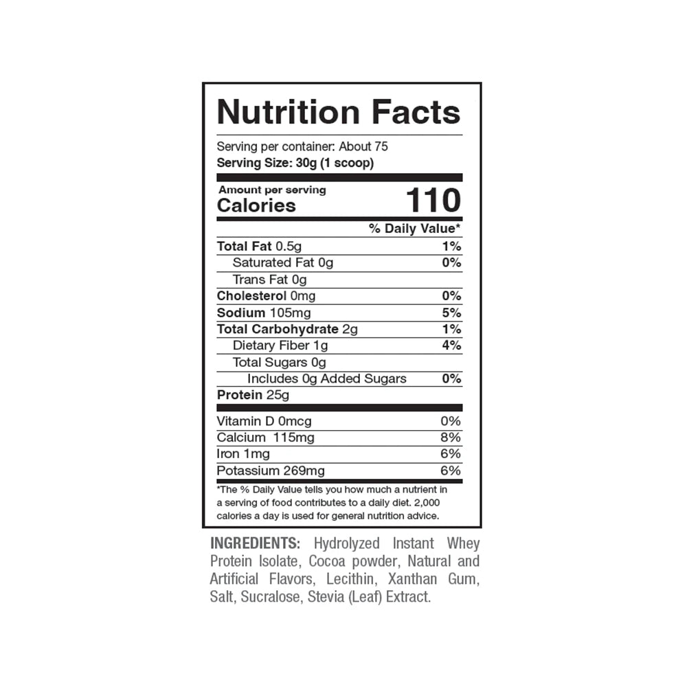 ANS N-ISO Hydrolyzed Whey Protein Isolate | 25g Protein | Fast Absorption Lean Muscle Formula