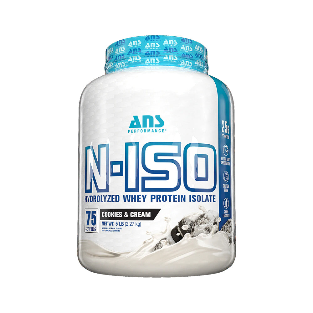 ANS N-ISO Hydrolyzed Whey Protein Isolate | 25g Protein | Fast Absorption Lean Muscle Formula