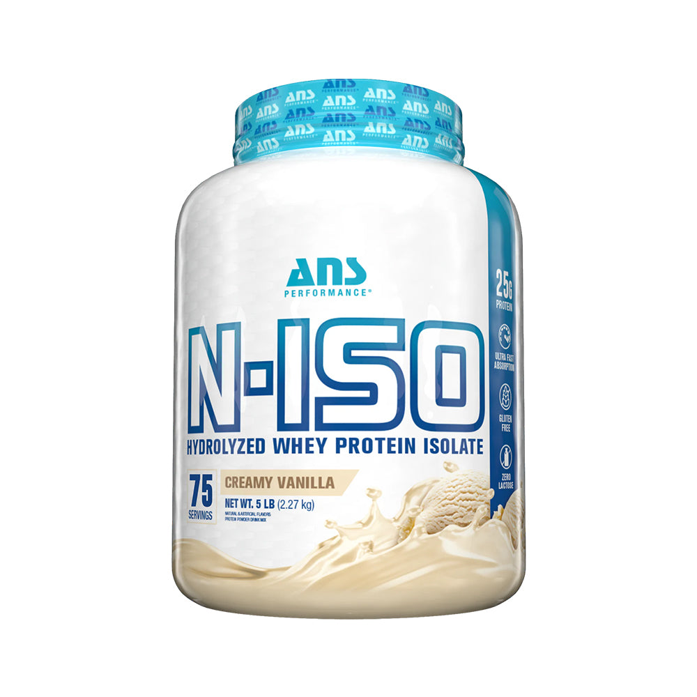 ANS N-ISO Hydrolyzed Whey Protein Isolate | 25g Protein | Fast Absorption Lean Muscle Formula