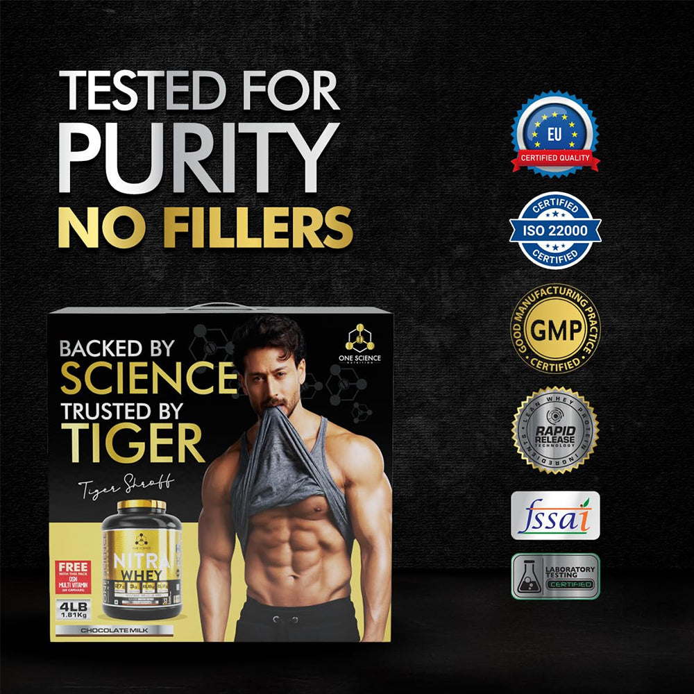 One Science Nitra Whey Tiger Combo