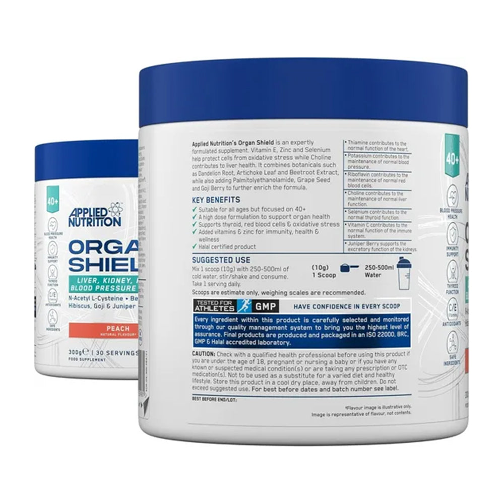 Applied Nutrition Organ Shield | Liver, Kidney, Heart & Blood Pressure Support