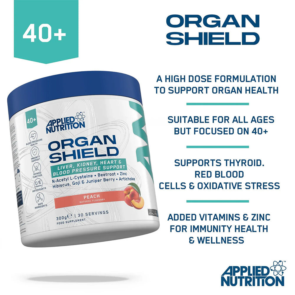 Applied Nutrition Organ Shield | Liver, Kidney, Heart & Blood Pressure Support