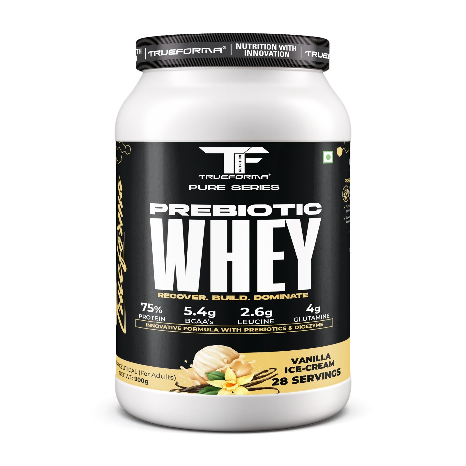 Trueforma® 100% whey with prebiotics & added digestive enzymes