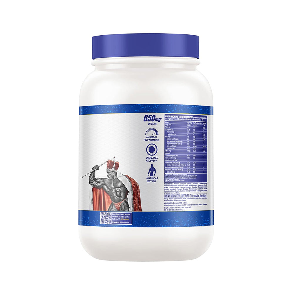 Ronnie Coleman Signature Series Pro Antium Protein Powder | 30g Protein + 3g Creatine + 650mg Betaine | Advanced Multi-Source Protein Blend | Double Chocolate | 907g