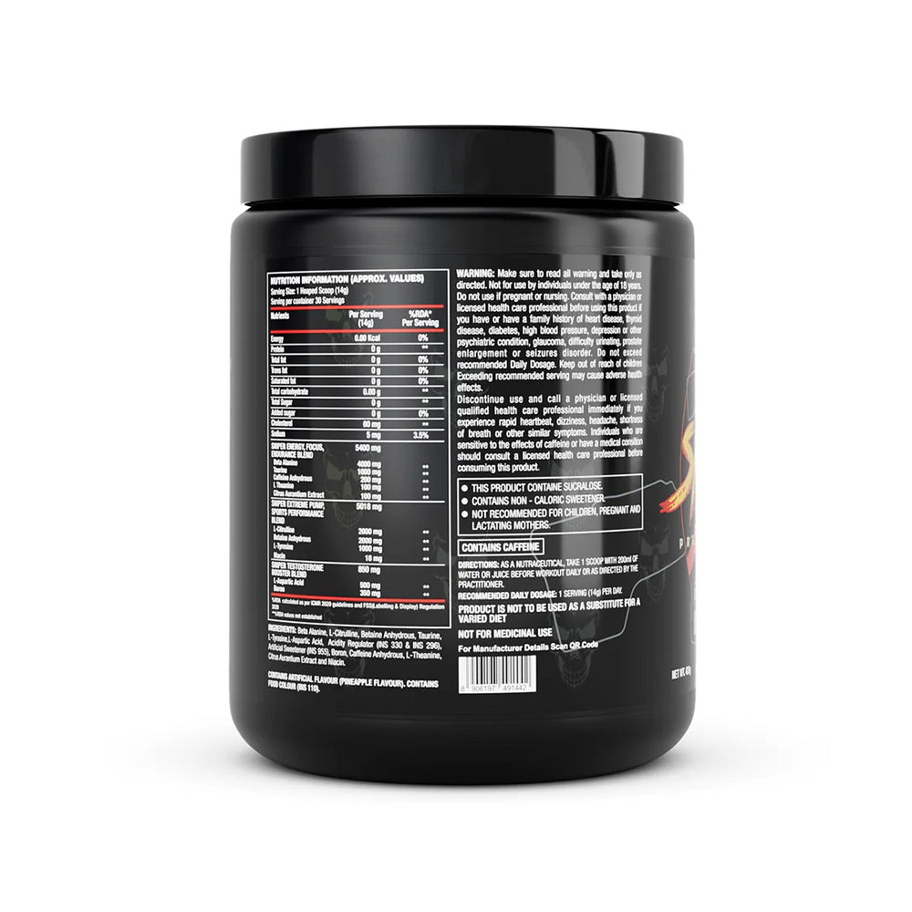 One Science Sniper Pre Workout with FREE Shaker | High Energy Pre Workout Supplement