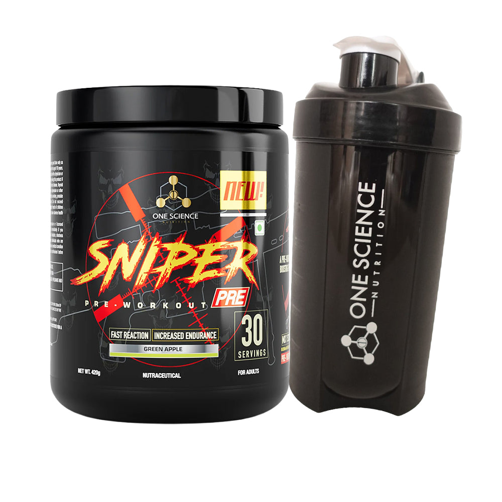 One Science Sniper Pre-Workout + Free Shaker