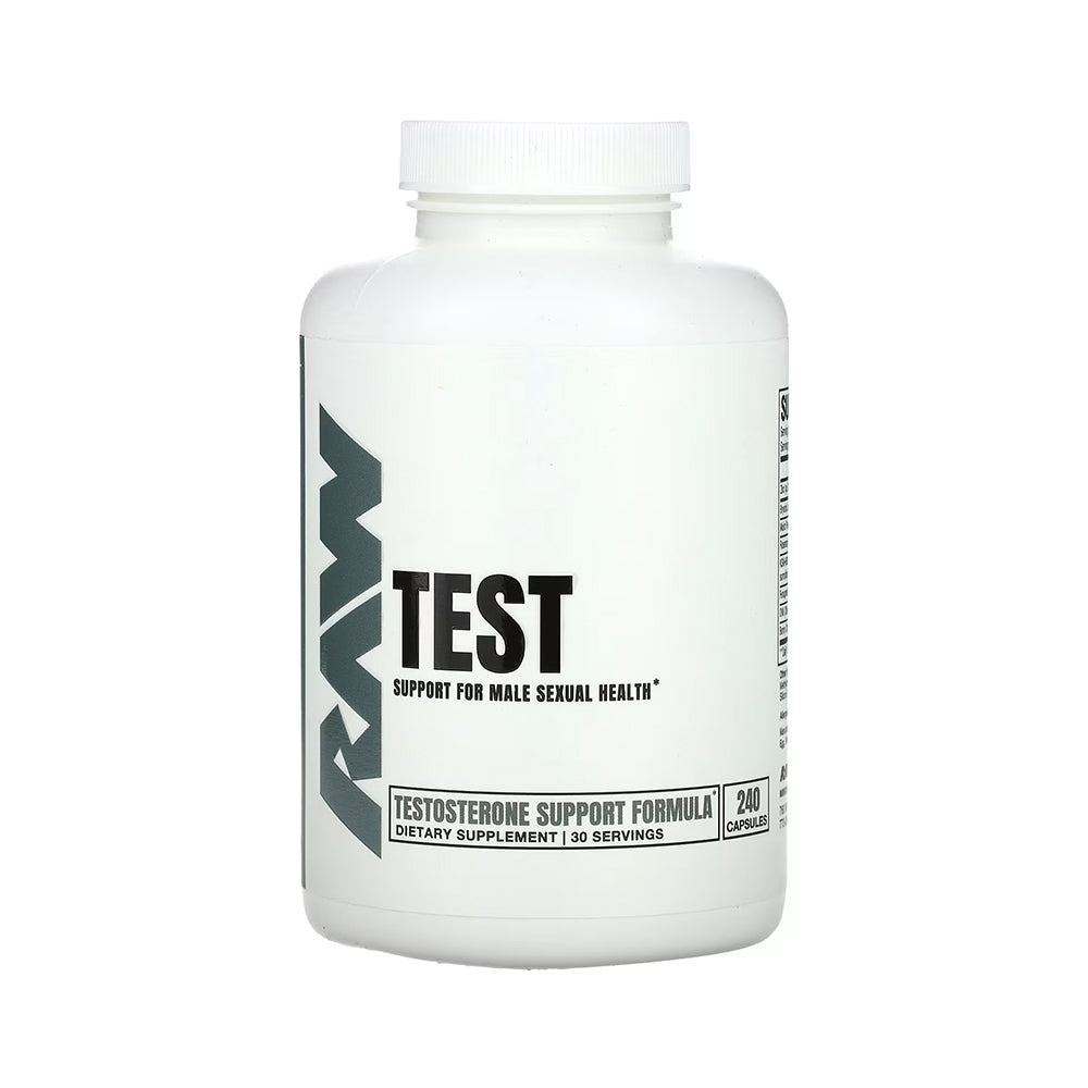 Testosterone Booster for Men | Natural Test Support Supplement with Ashwagandha, Fenugreek & Zinc | Boost Energy, Strength & Libido | 240 Capsules