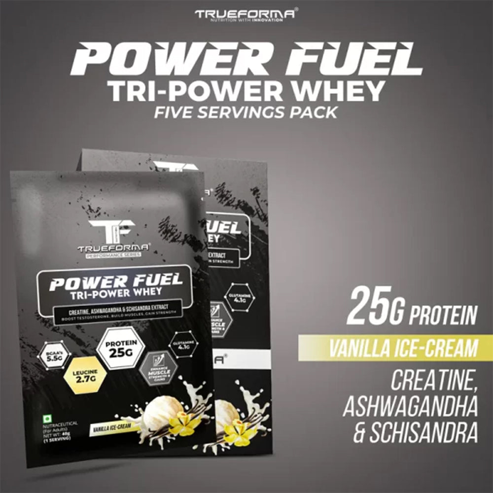 Trueforma® Power Fuel – Whey Protein With Creatine, Ashwagandha & Schisandra Extract