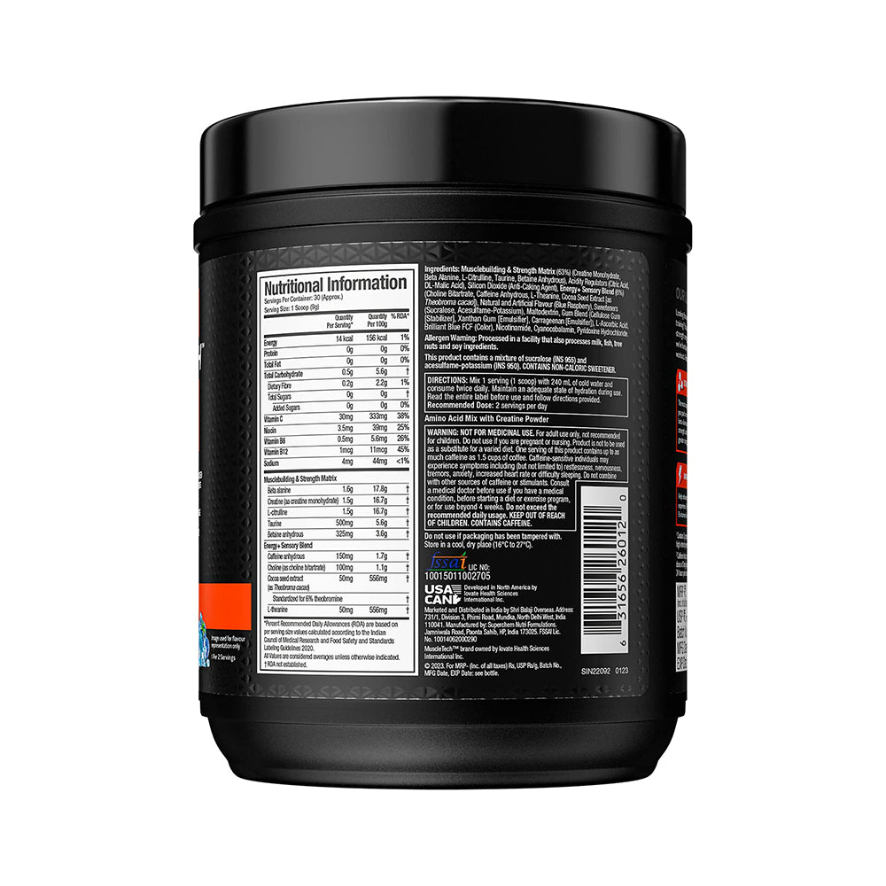Muscletech Vapor X5 Pre-workout – 270gm 30 Servings