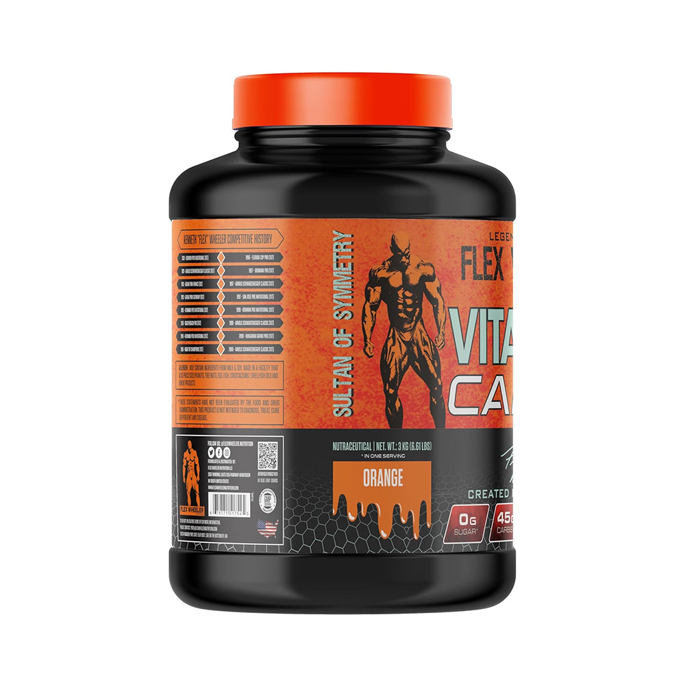 Vitargo Carbs Powder | Fast Absorbing Carbohydrate Drink (Flex Wheeler Orange Flavor)