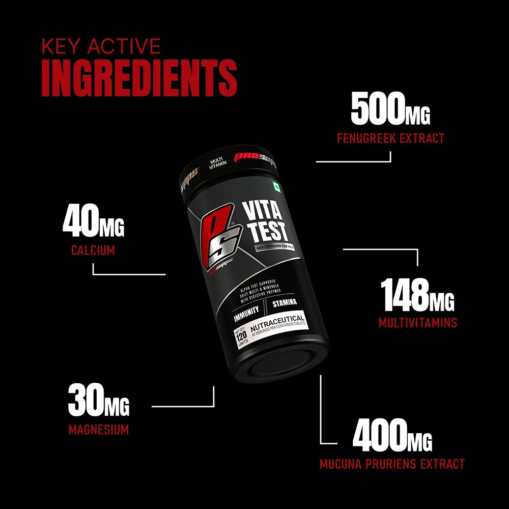 Prosupps Vita Test Multivitamin 120 Tablets