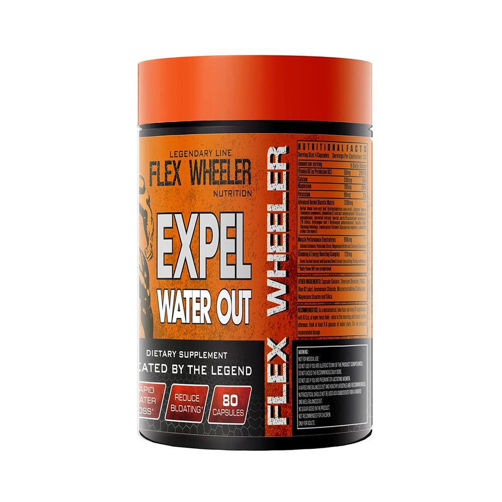 Water Loss Capsules | Flex Wheeler Expel Water Out (Reduce Bloating & Water Retention)