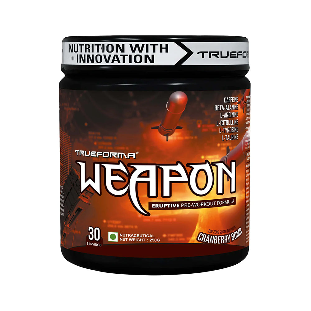 Trueforma® Weapon – Eruptive Pre-Workout Formula