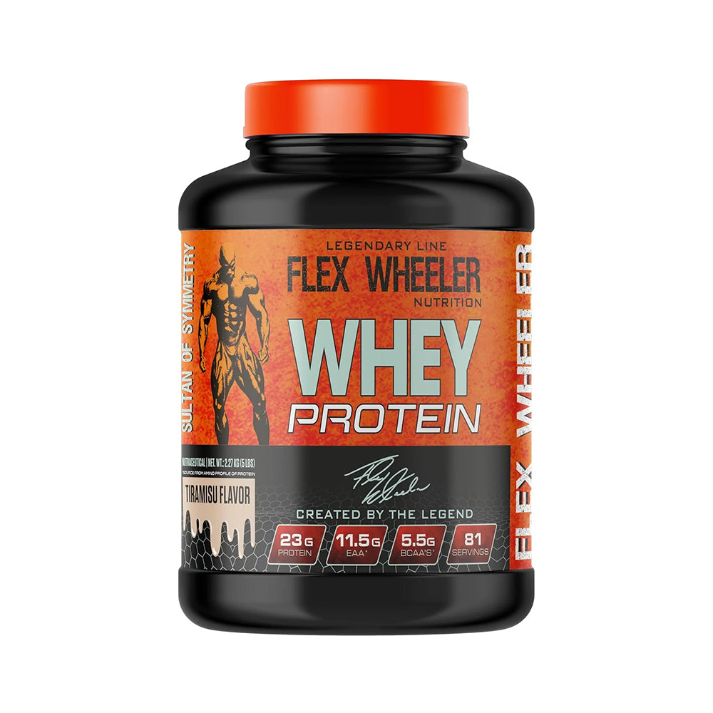 Flex Wheeler Whey Protein Powder for Muscle Gain | Flex Wheeler Whey Protein 2.27kg