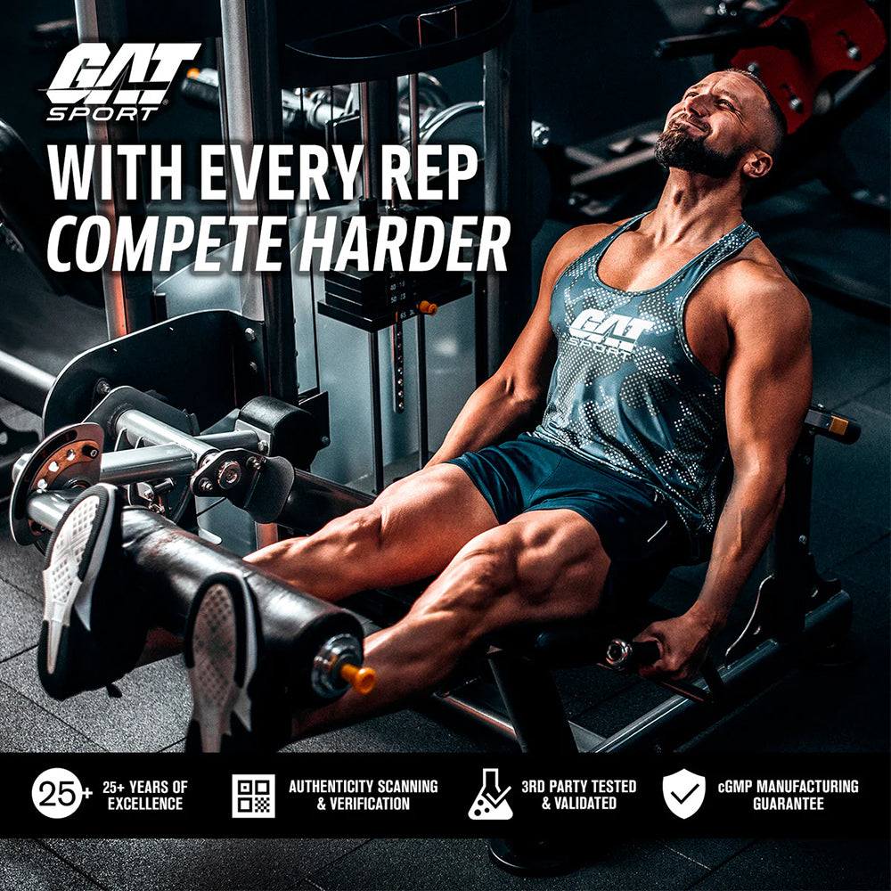 GAT Sport Nitraflex Sport Pre Workout Powder | Energy, Strength & Hydration Support – 20 Servings