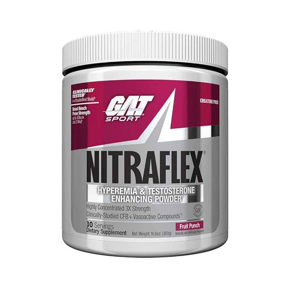 GAT Sport Nitraflex Pre Workout Powder | High Intensity Energy & Pump Formula – 30 Servings