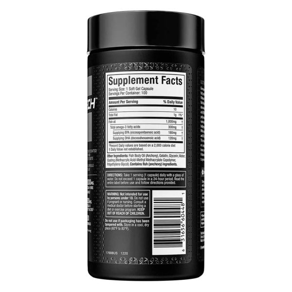 Optimum Nutrition ON Fish Oil 1000 Mg - 100 Softgels