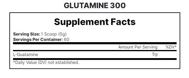 glutamine-300-facts